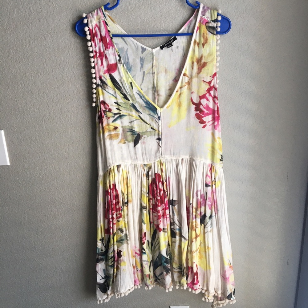 Anthropologie Lattice Floral Dress - Picture 4 of 10